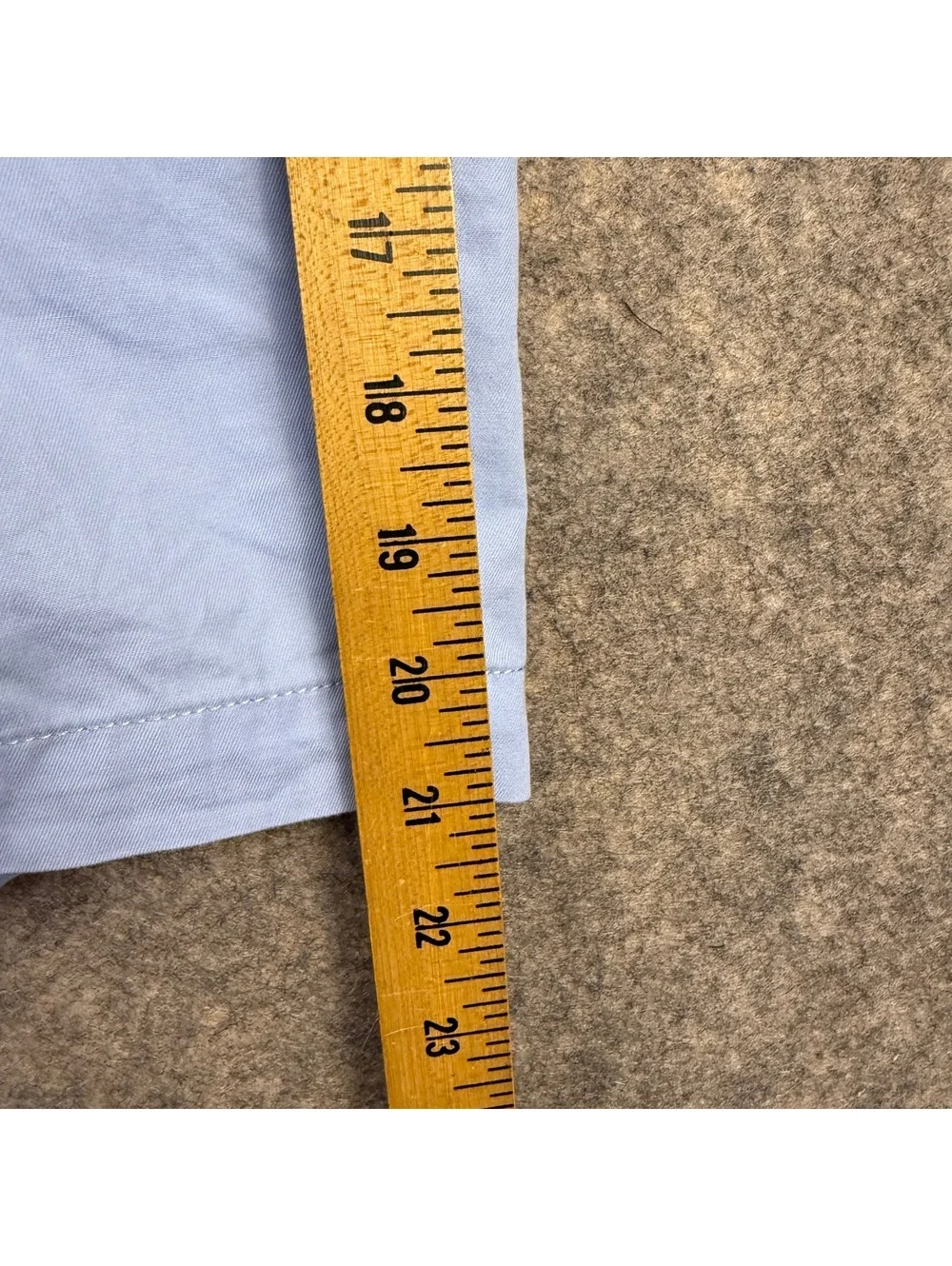 Vineyard Vines Flat Front Chino Shorts Light Blue Men Size 38 9” Preppy 674